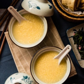 Millet Porridge (小米粥) - an easy, comforting, and versatile side that takes only 30 minutes to make | omnivorescookbook.com