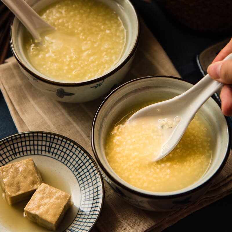 Millet Porridge (小米粥) - an easy, comforting, and versatile side that takes only 30 minutes to make | omnivorescookbook.com