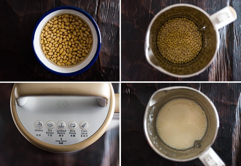 Homemade Soy Milk Cooking Process