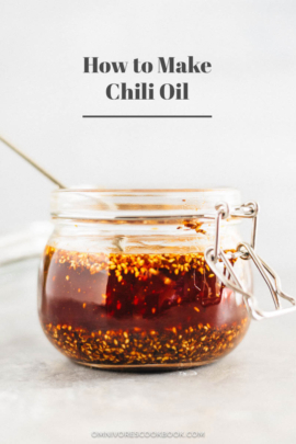 How to Make Chili Oil (辣椒油) | Chinese Chili Oil | Gluten-Free | Vegan | Vegetarian | Condiment | Chinese Food | Chinese Recipes | Asian Food