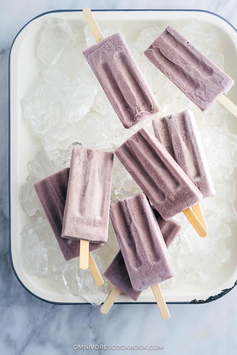 Creamy Red Bean Popsicles | Asian | Chinese | Sweets | Dessert | Healthy | Three Ingredient | Easy |