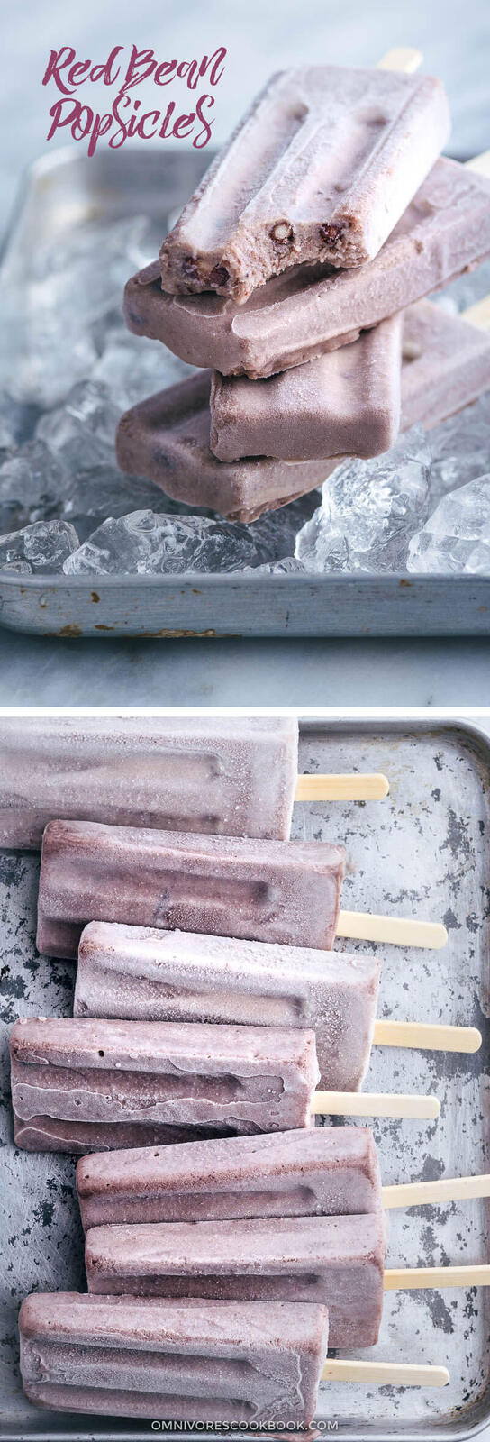 Creamy Red Bean Popsicles | Asian | Chinese | Sweets | Dessert | Healthy | Three Ingredient | Easy |