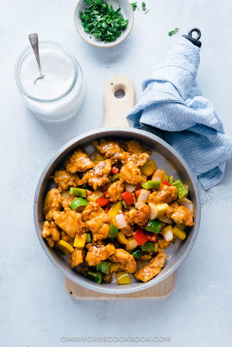 Sweet and Sour Chicken | No Deep Fry Required | Crispy | Takeout | Chinese | Stir Fry | Easy | Sauce |