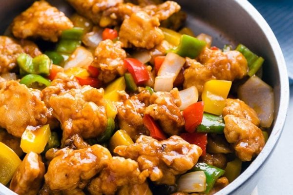 Sweet and Sour Chicken | No Deep Fry Required | Crispy | Takeout | Chinese | Stir Fry | Easy | Sauce |