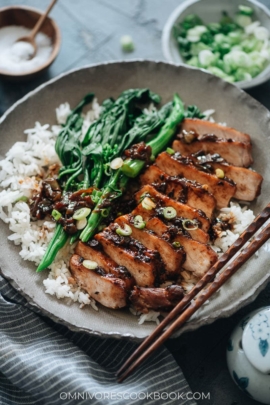 Instant pot pork chops on rice