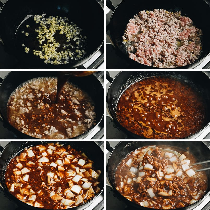 How to make zha jiang mian step-by-step