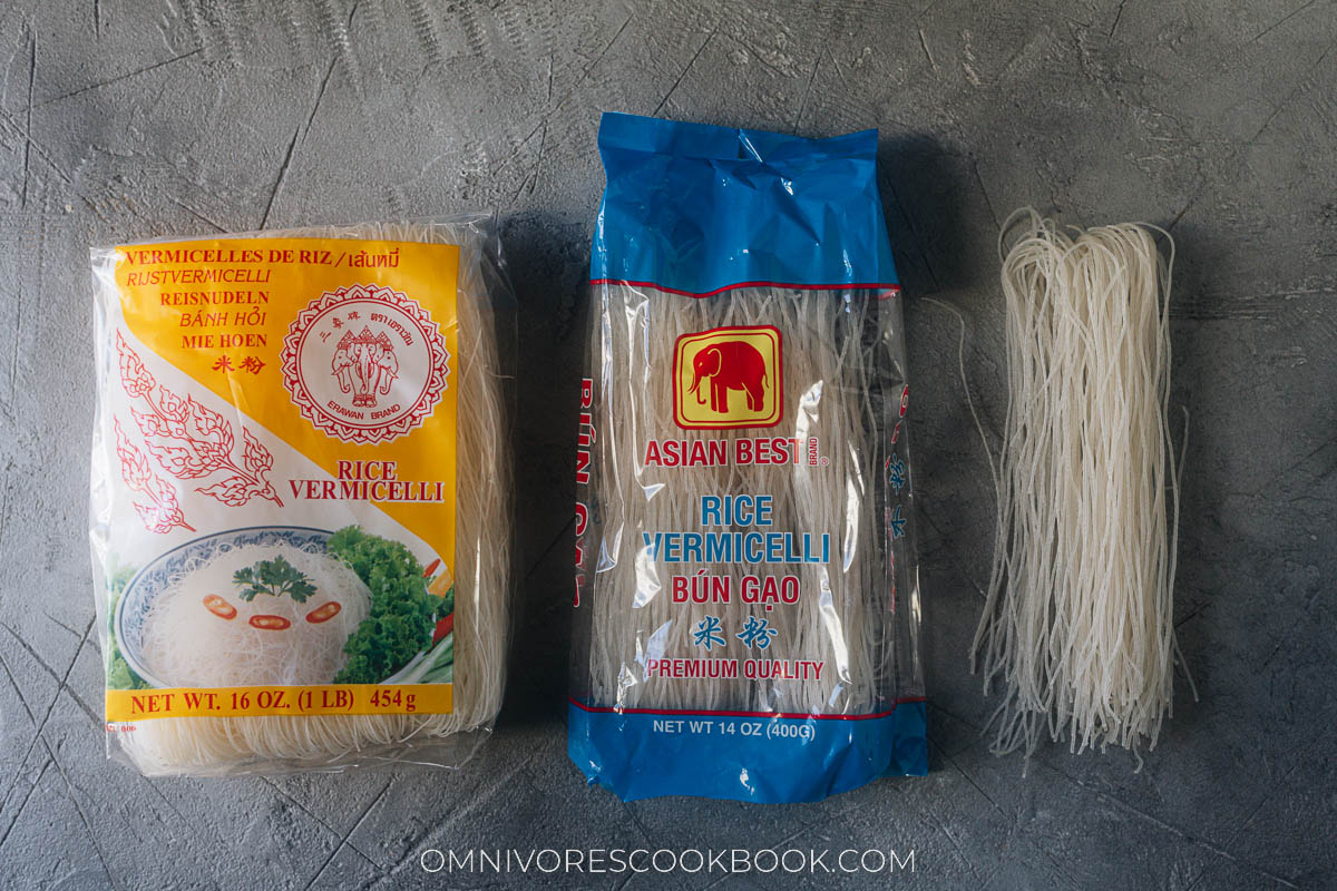 Rice vermicelli in package
