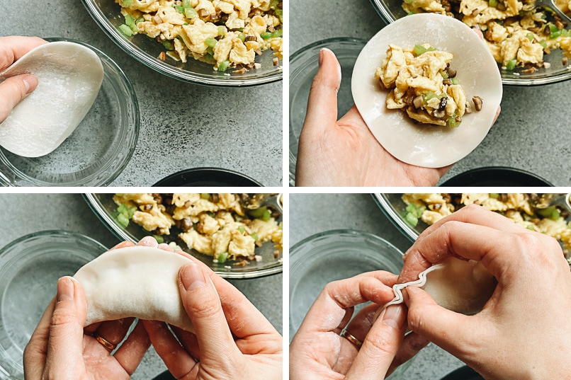 How to wrap dumplings