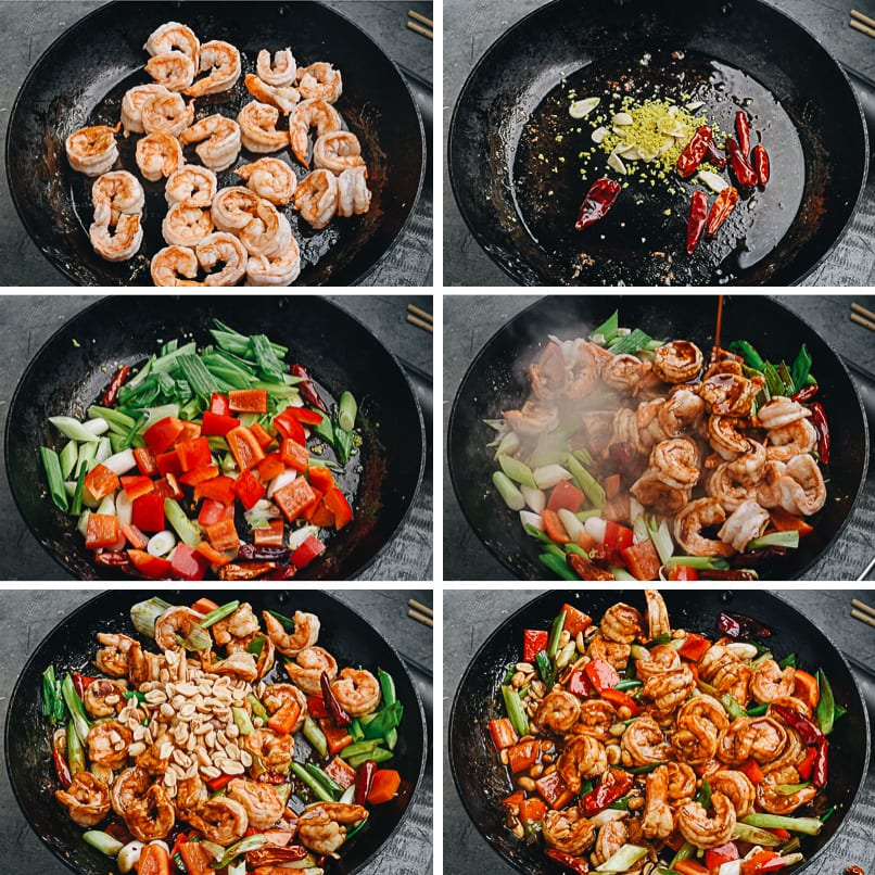 How to make kung pao shrimp step-by-step